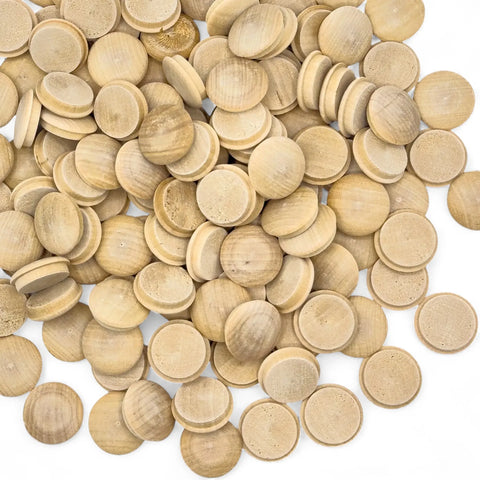 Hunnik 14 mm kasepuidust seenekujulisi nuppkorke