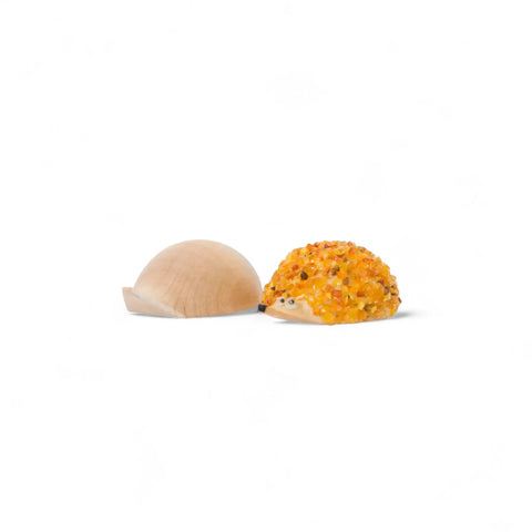 54 mm puidust siili miniatuurfiguur
