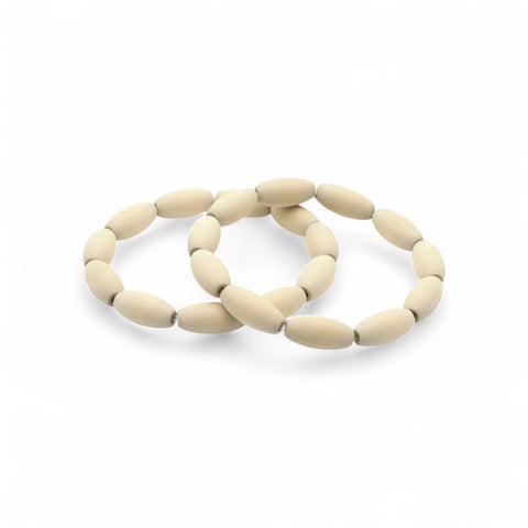 Käevõrud 13 x 30 mm puidust tünnipärlitest