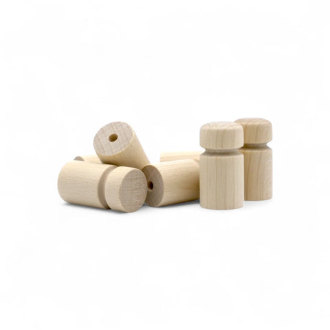 25 mm treitud puidust pulknupu tagakülg avadega