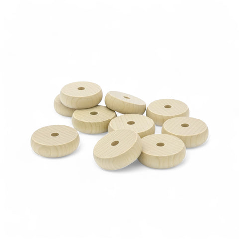 30 mm treitud puidust mängurattad
