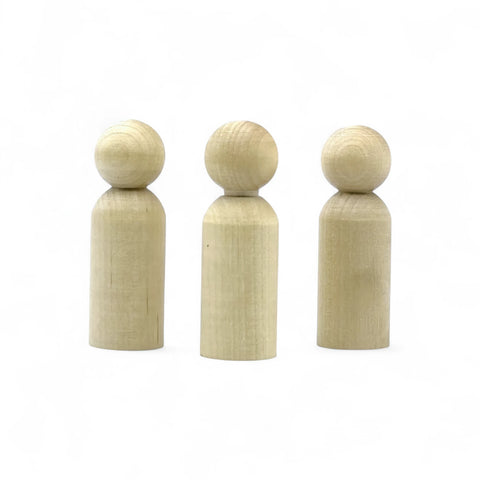 69 mm dad wooden peg doll used for crafts