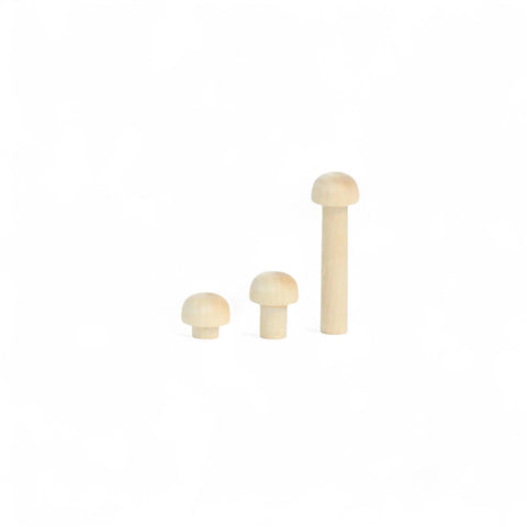 Seenekujuline telg pulgad in 6 x 30 mm, 6 x 9 mm ja 6 x 4 mm