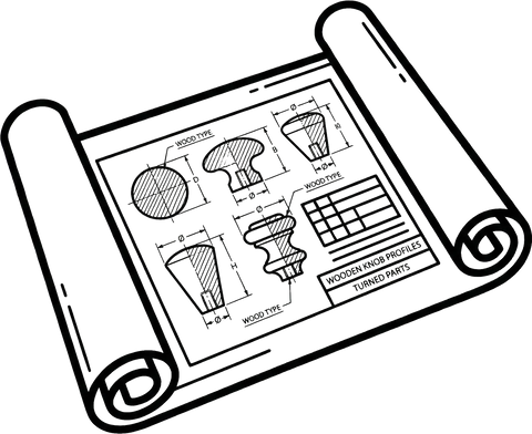 puidust nupud profiles turned parts