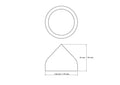 tehniline joonis: 40 mm puidust dome katted