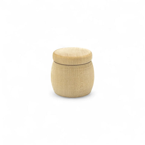 35 x 38 mm puidust rohukarp koos fitted lid