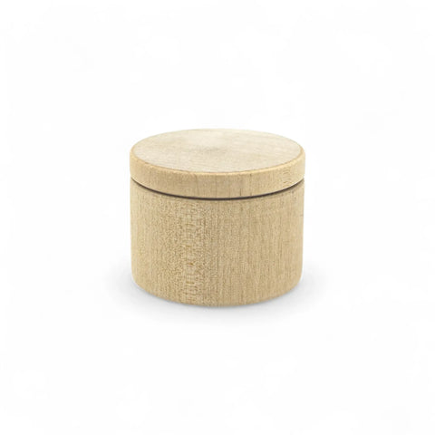 50 x 37 mm väike treitud puidust karbid koos fitted lid