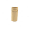 30 x 65 mm ümar treitud puidust silindriline anum