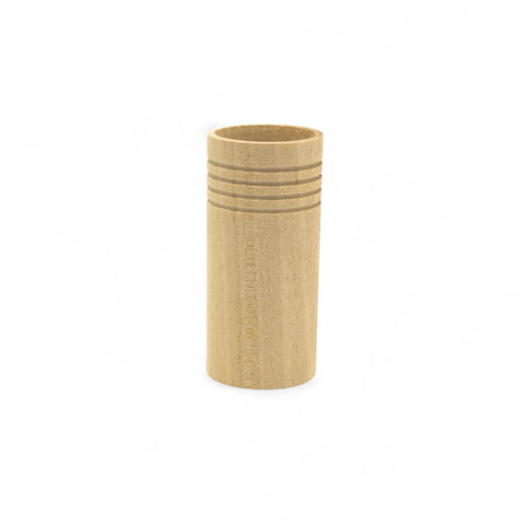 30 x 65 mm ümar treitud puidust silindriline anum