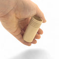 30 x 65 mm treitud puidust silindriline anum