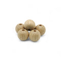 10 mm white oak puidust pärlid