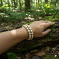 Bracelet -st 10 x 14 mm puidust tünnipärlid