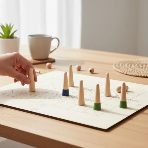 15 mm puidust kooniline koonused pulgad kasutatud kui part  a board mäng