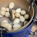 puidust munad olles treitud lathe