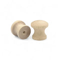 21 mm hourglass treitud puidust cabinet nupud