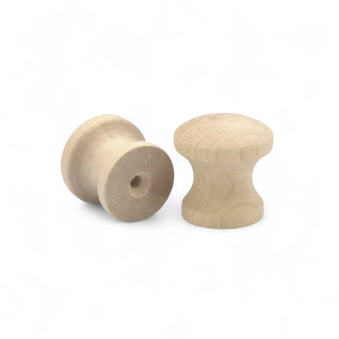21 mm hourglass treitud puidust cabinet nupud