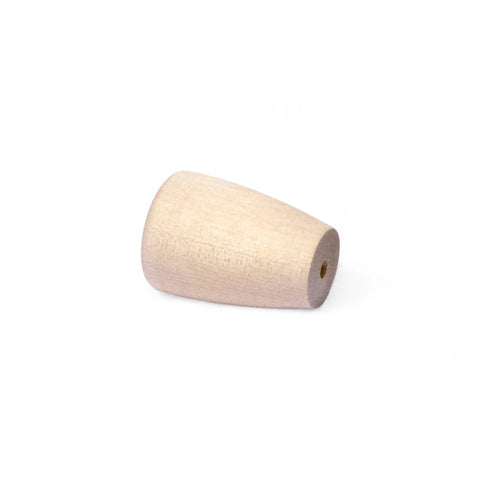 Backside  32 mm birch puidust mööblinupp koos mounting hole