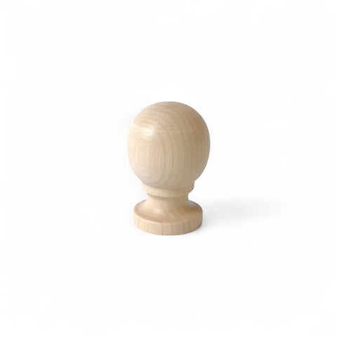 33 mm ümar birch puidust mööblinupp