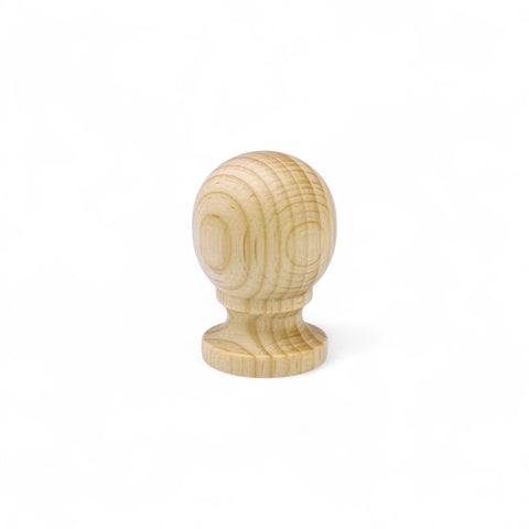 33 mm ümar pine puidust mööblinupp