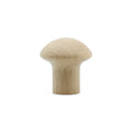 29 mm Seenekujuline oak puidust mööblinupp