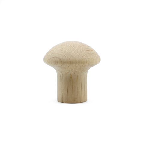29 mm Seenekujuline oak puidust mööblinupp