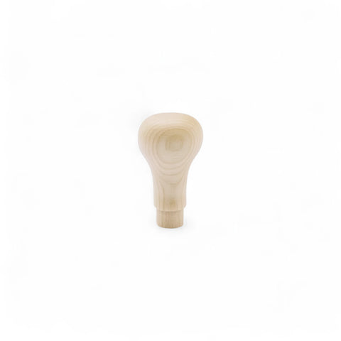 14 mm kasepuust mööblinupp tappiga