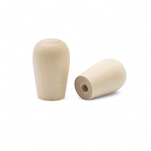 Backside  11 mm mini birch puidust mööblinupp koos holes
