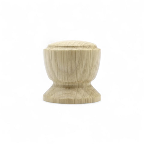 30 mm Dekoratiivne turned oak puidust mööblinupp