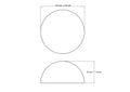tehniline joonis: 60 mm split puidust kuulid