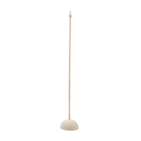 33 cm puidust table flag stand koos kerad base
